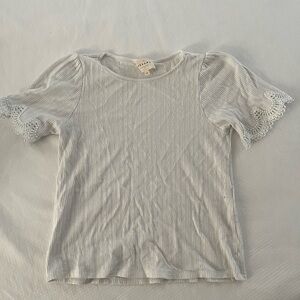 Sezane lacy tshirt